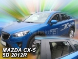 Deflektory na Mazda CX-5, 5-dverová (+zadné), r.v.: 2012 - 2017