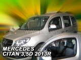 Deflektory na Mercedes Citan W415, 3/5-dverová, r.v.: 2012 -