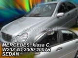 Deflektory na Mercedes Class C W203 sedan, 4-dverová (+zadné), r.v.: 2000 - 2007