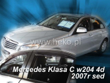 Deflektory na Mercedes Class C W204, 4-dverová, r.v.: 2007 - 2014