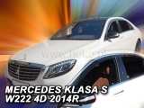 Deflektory na Mercedes Class S W222, 4-dverová (+zadné), r.v.: 2013 -