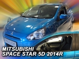 Deflektory na Mitsubishi Space Star, 5-dverová, r.v.: 2014 -