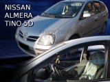 Deflektory na Nissan Almera Tino, 5-dverová, r.v.: 2000 - 2006
