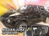 Deflektory na Nissan Juke, 5-dverová (+zadné), r.v.: 2010 -