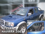 Deflektory na Nissan Navara Pick-up D22, 2/4-dverová, r.v.: 2001 - 2005