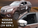 Deflektory na Nissan Navara IV, 4-dverová, r.v.: 2014 -