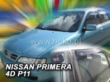 Deflektory na Nissan Primera P11 sedan, 4-dverová (+zadné), r.v.: 1996 - 2002