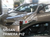Deflektory na Nissan Primera P12, 5-dverová, r.v.: 2002 - 2008
