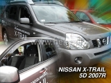 Deflektory na Nissan X-Trail T31, 5-dverová (+zadné), r.v.: 2007 - 2013