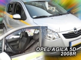 Deflektory na Opel Agila, 5-dverová, r.v.: 2008 - 2014
