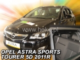 Deflektory na Opel Astra J Sports Tourer, 5-dverová (+zadné), r.v.: 2011 - 2015