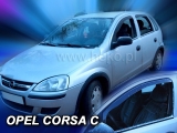 Deflektory na Opel Corsa C, 5-dverová, r.v.: 2000 - 2006