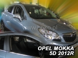 Deflektory na Opel Mokka, 5-dverová, r.v.: 2012 -