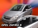 Deflektory na Opel Zafira B, 5-dverová (+zadné), r.v.: 2005 - 2011