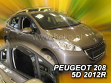 Deflektory na Peugeot 208, 5-dverová, r.v.: 2012 -