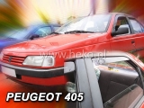 Deflektory na Peugeot 405 sedan, 4-dverová (+zadné)