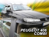 Deflektory na Peugeot 406 combi, 5-dverová (+zadné), r.v.: 1995 -