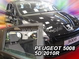 Deflektory na Peugeot 5008, 5-dverová (+zadné), r.v.: 2009 - 2017