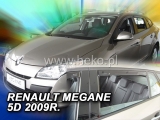 Deflektory na Renault Megane III combi, 5-dverová (+zadné), r.v.: 2008 - 2016