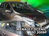 Deflektory na Renault Scenic III / Scenic III Grand, 5-dverová (+zadné), r.v.: 2009 - 2016