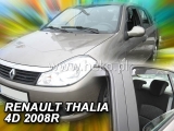 Deflektory na Renault Thalia II, 4-dverová (+zadné), r.v.: 2008 -