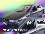 Deflektory na Seat Toledo II 1M, 4-dverová (+zadné), r.v.: 1999 - 2004