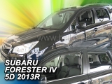 Deflektory na Subaru Forester IV SJ, 5-dverová (+zadné), r.v.: 2013 -