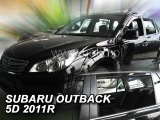 Deflektory na Subaru Outback, 5-dverová (+zadné), r.v.: 2009 - 2014