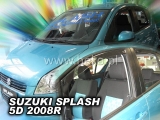 Deflektory na Suzuki Splash, 5-dverová (+zadné), r.v.: 2008 -