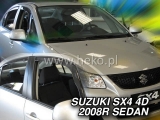 Deflektory na Suzuki SX4 sedan, 4-dverová (+zadné), r.v.: 2008 - 2013