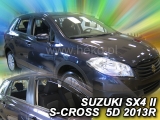 Deflektory na Suzuki SX4 II S-Cross, 5-dverová (+zadné), r.v.: 2013 -