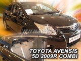 Deflektory na Toyota Avensis III T27 combi, 5-dverová (+zadné), r.v.: 2009 -