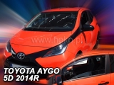 Deflektory na Toyota Aygo II, 5-dverová, r.v.: 2014 -