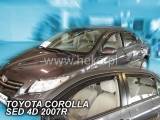 Deflektory na Toyota Corolla E14/15 sedan, 4-dverová (+zadné), r.v.: 2007 - 2013