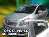 Deflektory na Toyota Verso, 5-dverová (+zadné), r.v.: 2009 -