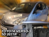 Deflektory na Toyota Verso S, 5-dverová (+zadné), r.v.: 2011 -