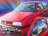 Deflektory na Volkswagen Golf III, 3-dverová, r.v.: 1991 - 1997
