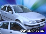 Deflektory na Volkswagen Golf IV hatchback/combi, 5-dverová (+zadné), r.v.: 1997 - 2004