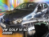 Deflektory na Volkswagen Golf VI hatchback, 5-dverová (+zadné), r.v.: 2008 - 2012