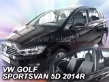 Deflektory na Volkswagen Golf Sportsvan, 5-dverová, r.v.: 2014 -