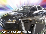 Deflektory na Volkswagen Jetta, 4-dverová (+zadné), r.v.: 2011 -