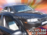 Deflektory na Volvo S80, 4-dverová, r.v.: 1998 - 2006