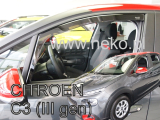Deflektory na Citroen C3 III, 5-dverová, r.v.: 2017 -