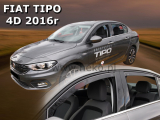 Deflektory na Fiat Tipo, 4-dverová (+zadné), r.v.: 2016 -
