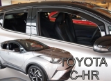 Deflektory na Toyota C-HR, 5-dverová (+zadné), od r. 2016-