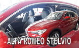 Deflektory na Alfa Romeo Stelvio, +zadné, r.v.: 2017 -