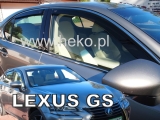 Deflektory na Lexus GS 250, 4-dverová (+zadné), r.v.: 2016 -