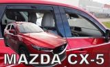 Deflektory na Mazda CX-5, 5-dverová (+zadné), r.v.: 2017 -