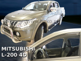 Deflektory na Mitsubishi L-200 Double Cap, 4-dverová, r.v.: 2015 -