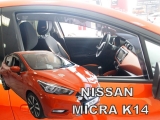 Deflektory na Nissan Micra K14, 5-dverová, r.v.: 2017 -